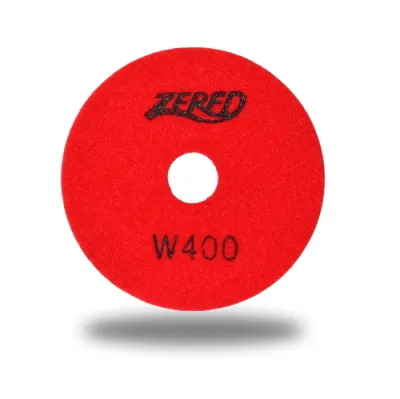 4" W400, White Pad