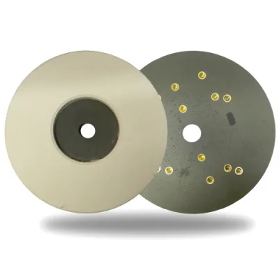 10 INCH ALPHA WHEELS WHITE BUFF