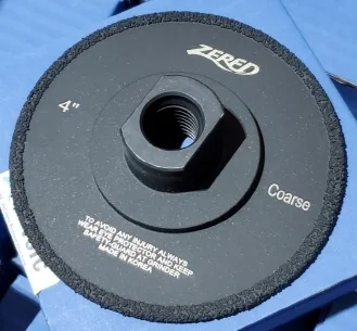 4" #30,  Vacuum Blazed Flat Cup 