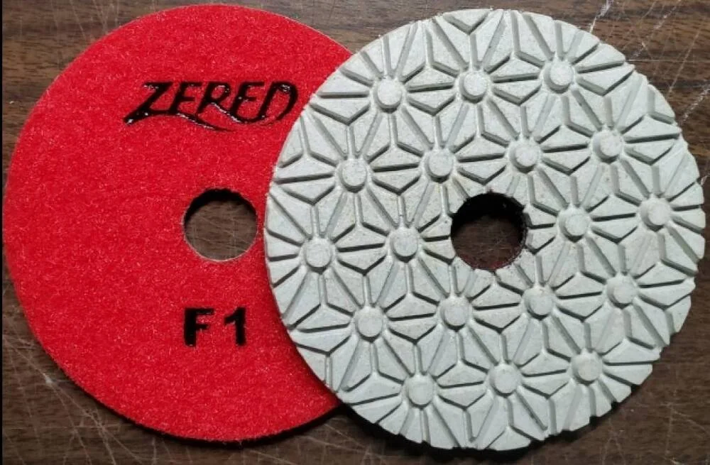 4" F Type 3 Step Polishing Pad