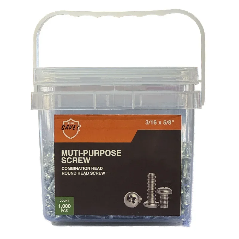 SAVER, 1/2" Screw for Anchor, 1000PCS/Box, 8box/case