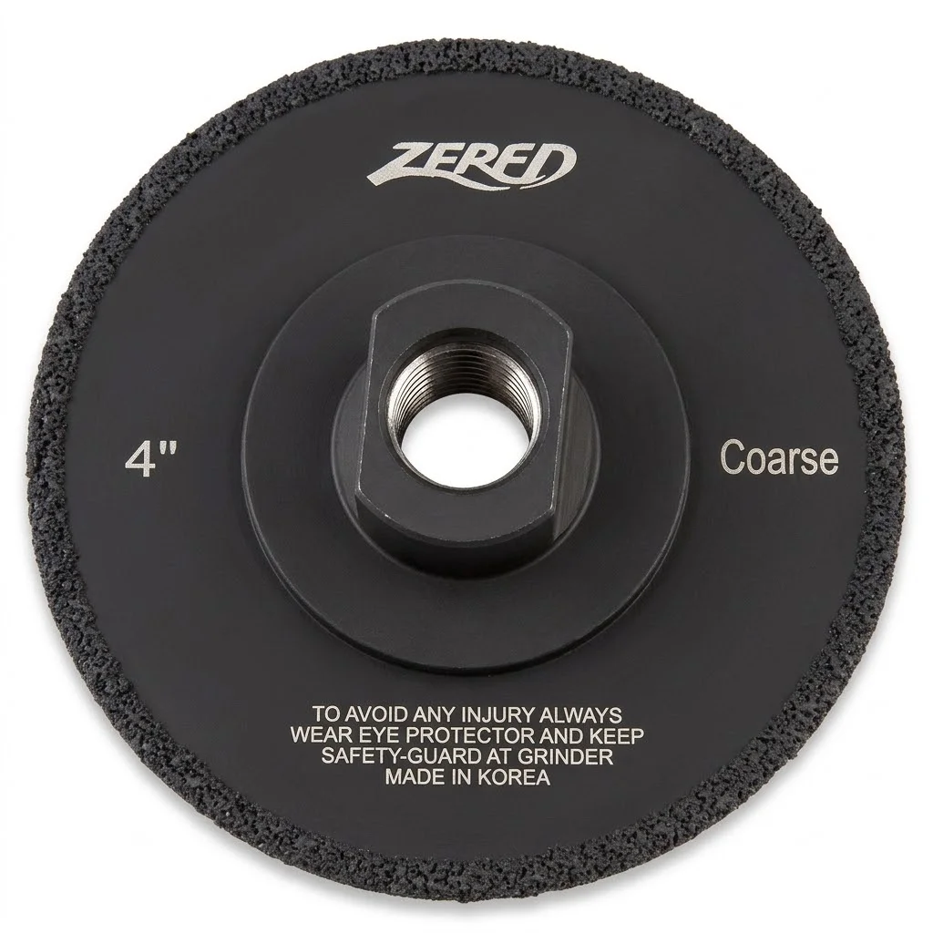 4" #30,  Vacuum Blazed Flat Cup 